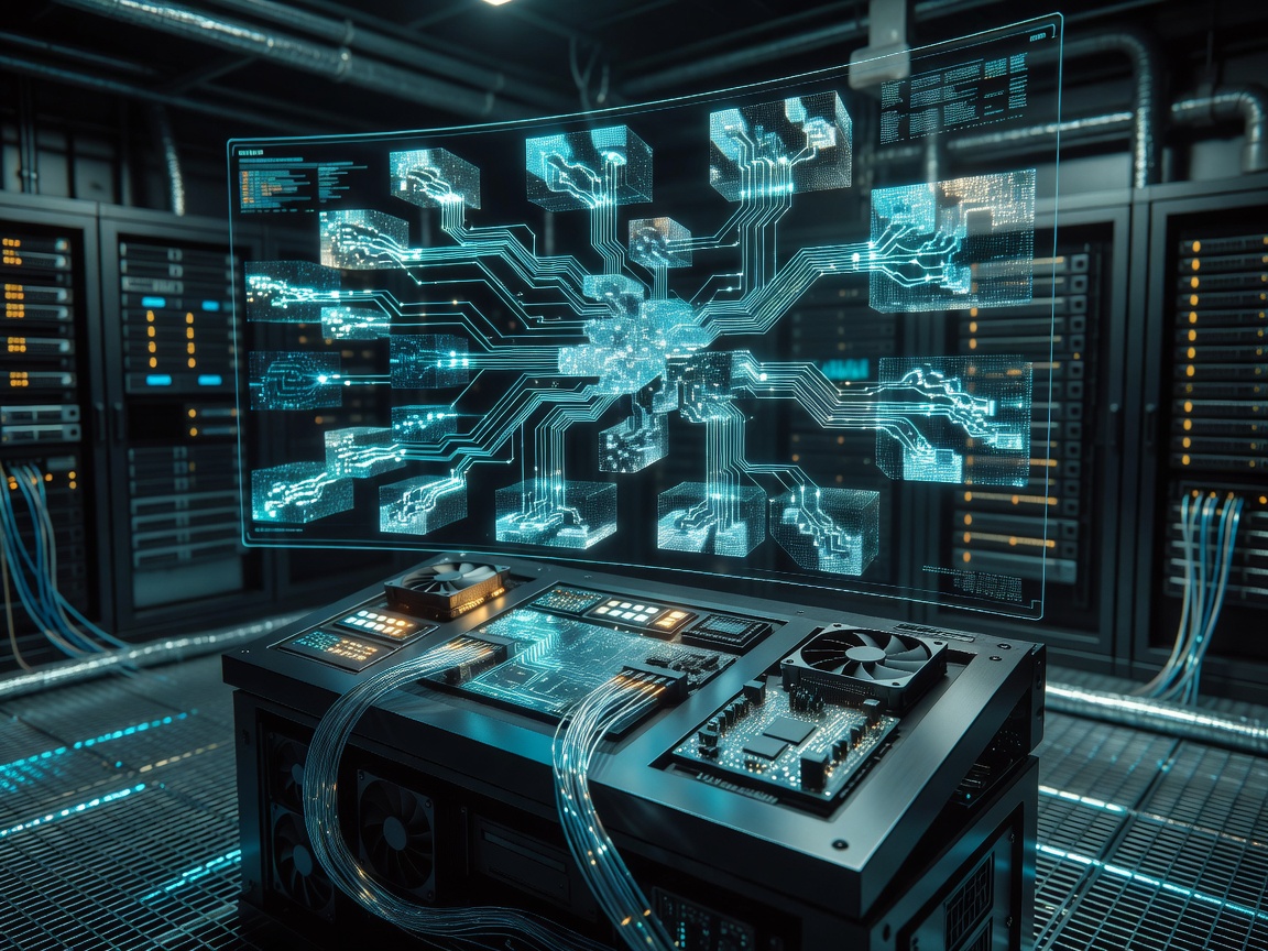 Cybernetic development terminal schematics visualizing sandboxed asset compiling, secure DOM node creation and strict solarised layout routing pipelines.